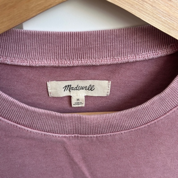 Madewell Garment-Dyed Oversized Pocket Tee - Picture 2 of 3